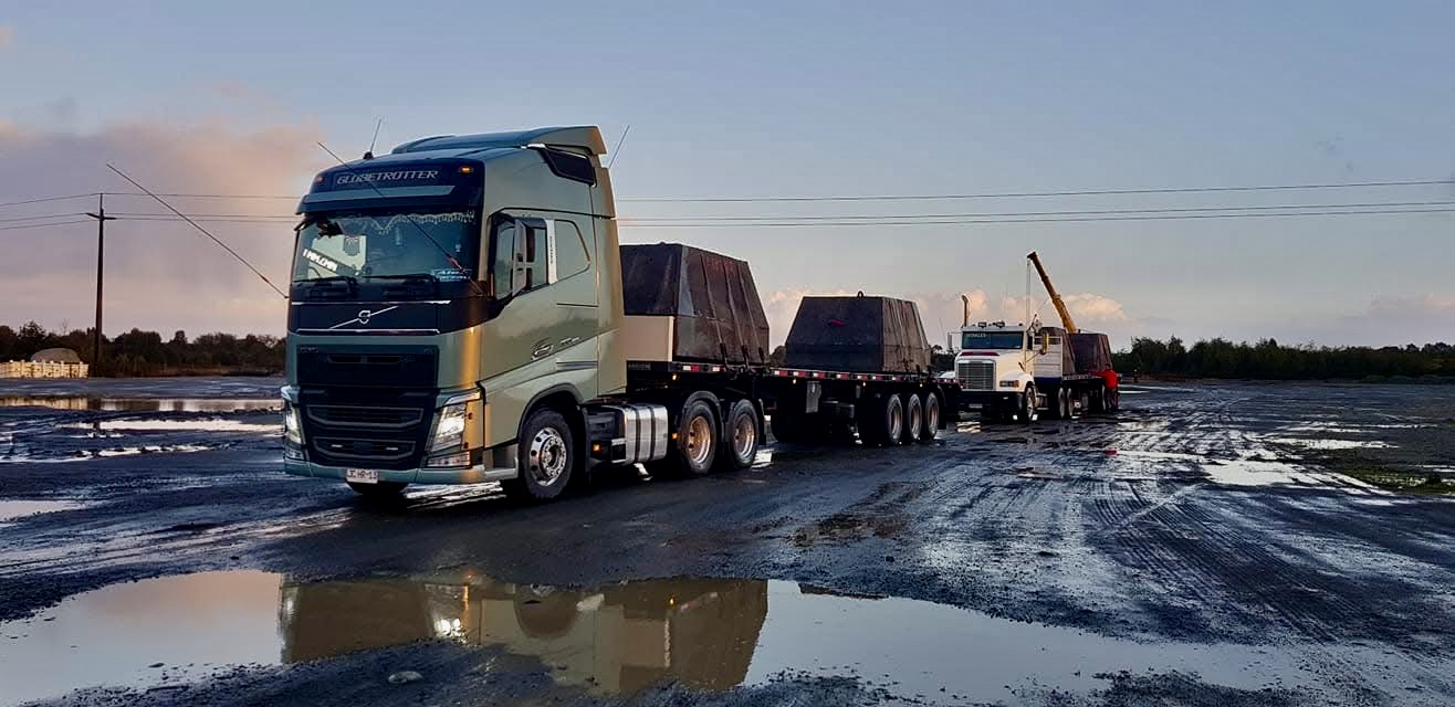 Flota de camiones Transportes Winkler