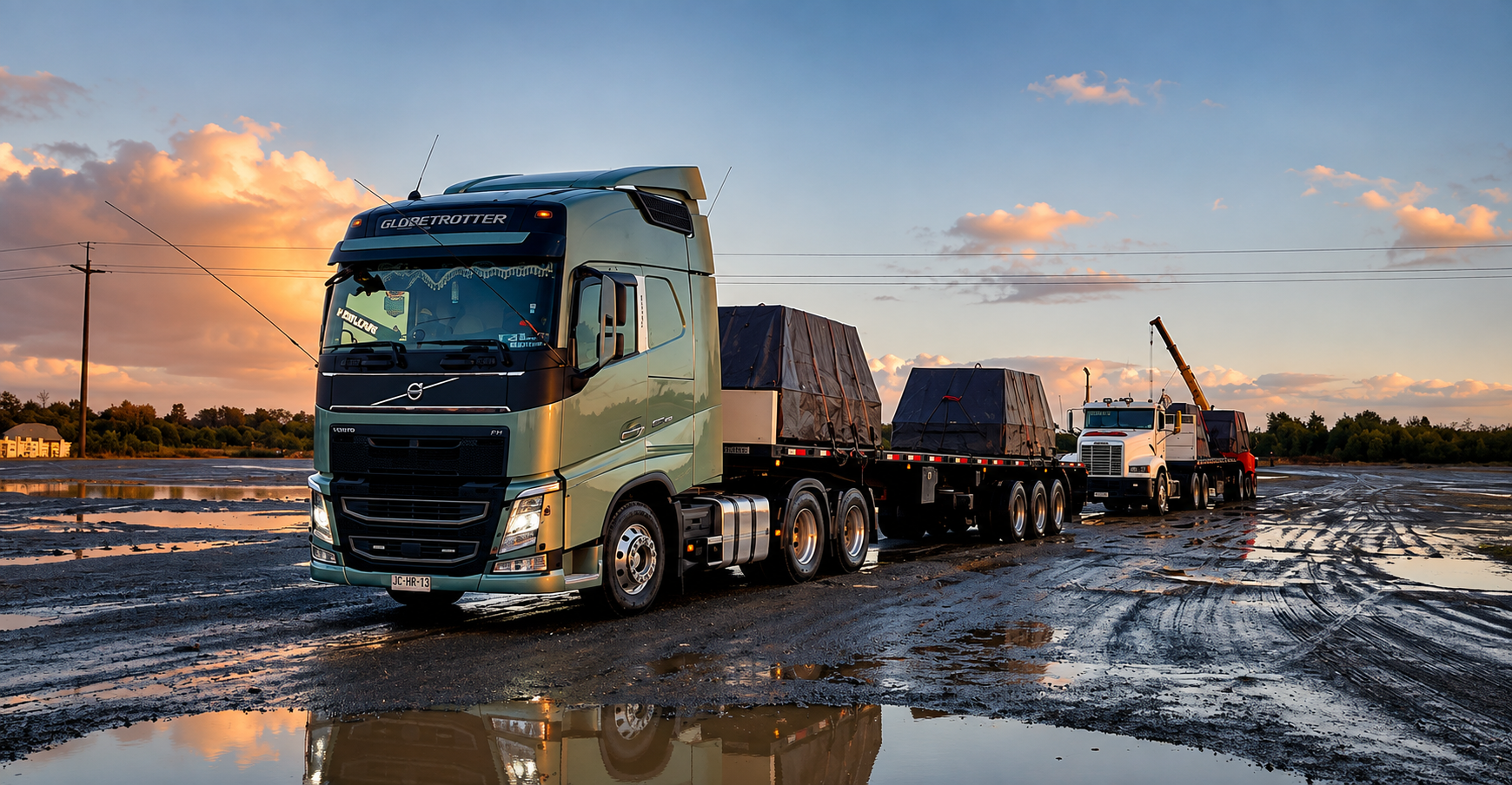 Flota de camiones Transportes Winkler