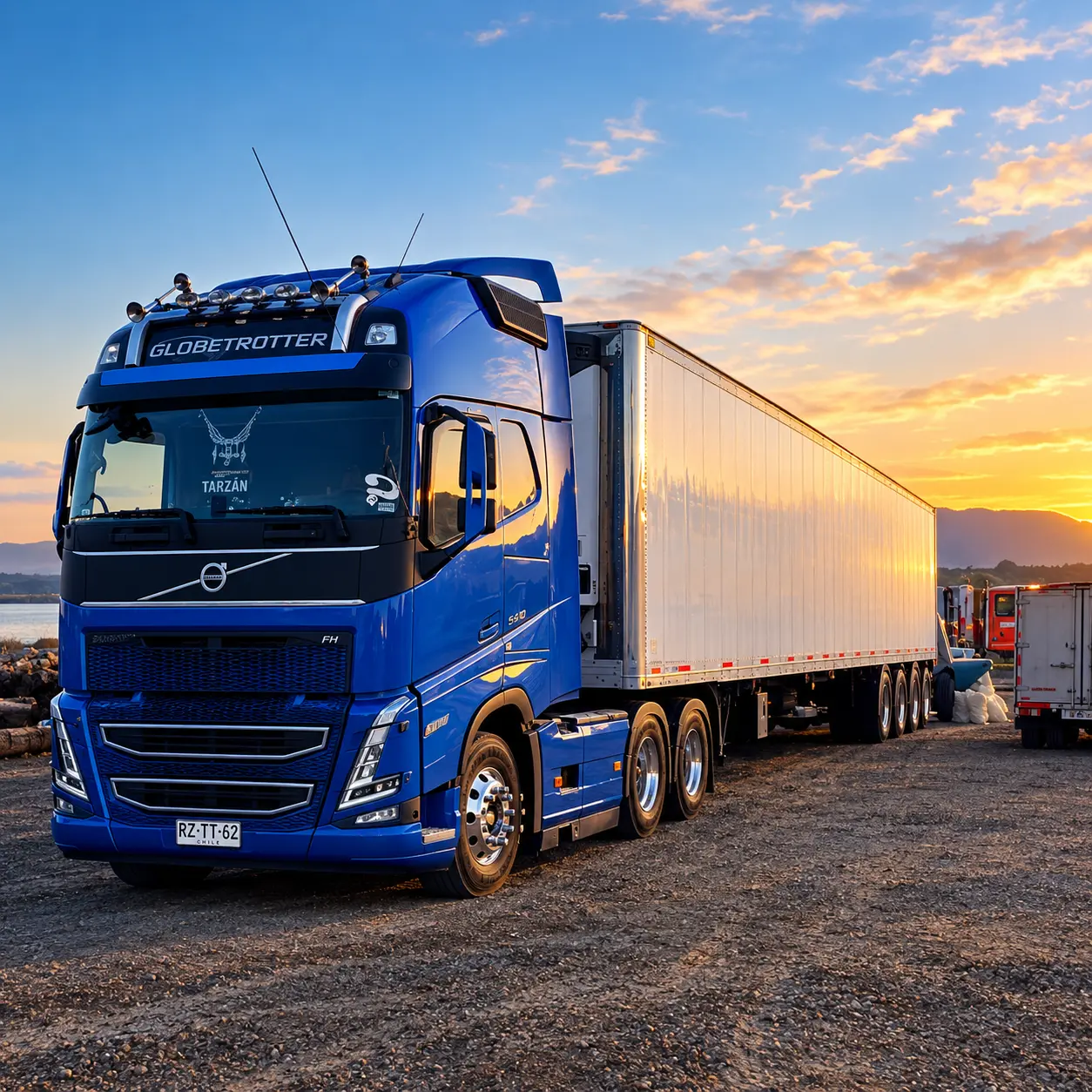 Flota de camiones Transportes Winkler